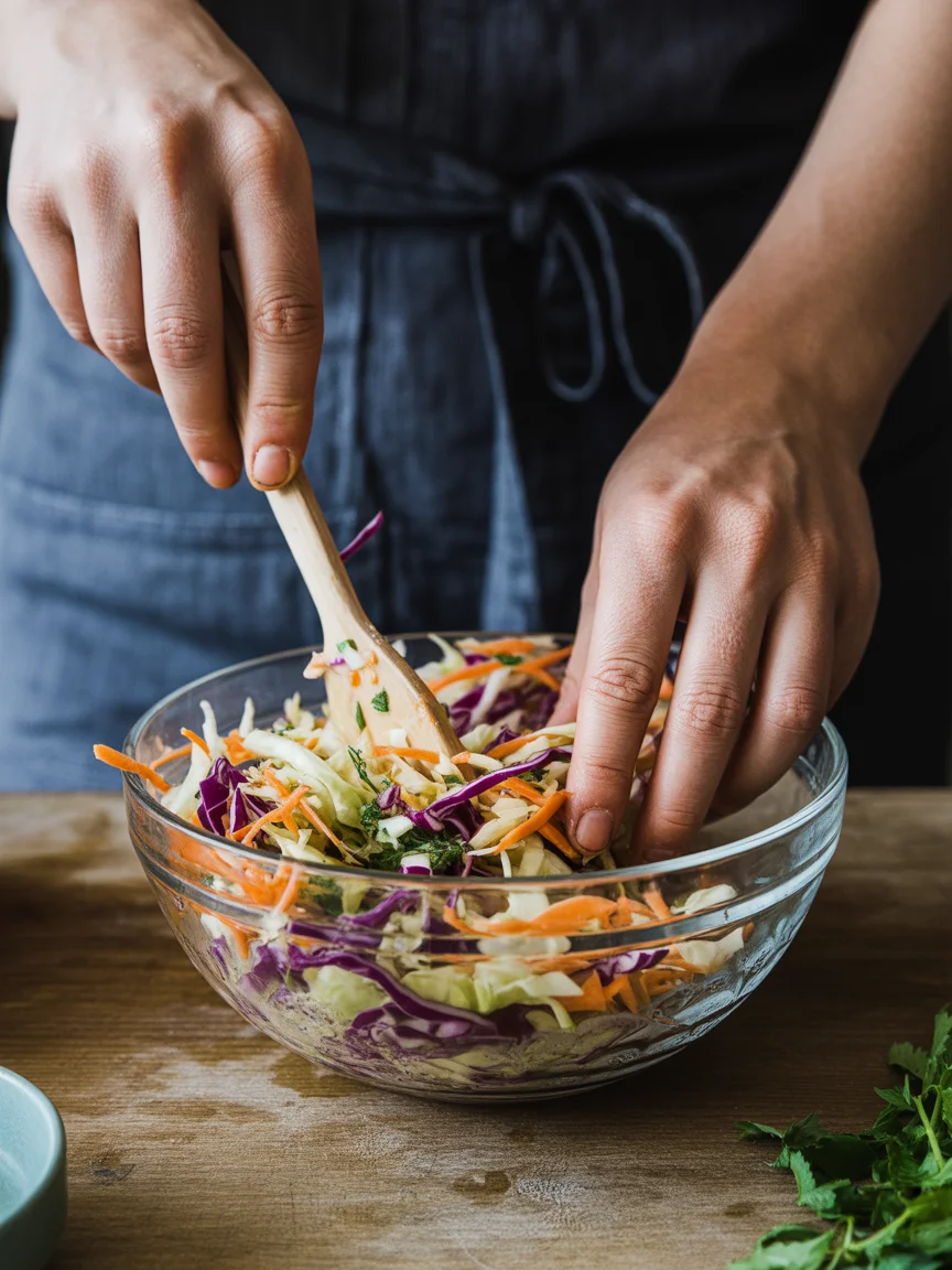 Spicy Sriracha Salmon Tacos with Zesty Slaw