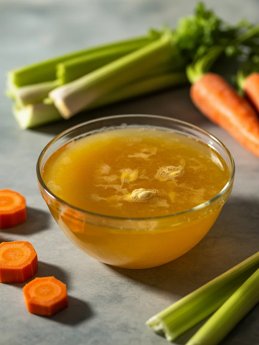 quick homemade chicken stock