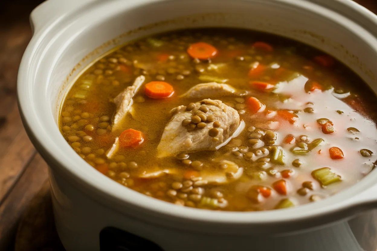 Wholesome High-Protein Chicken Lentil Soup for a Cozy Day