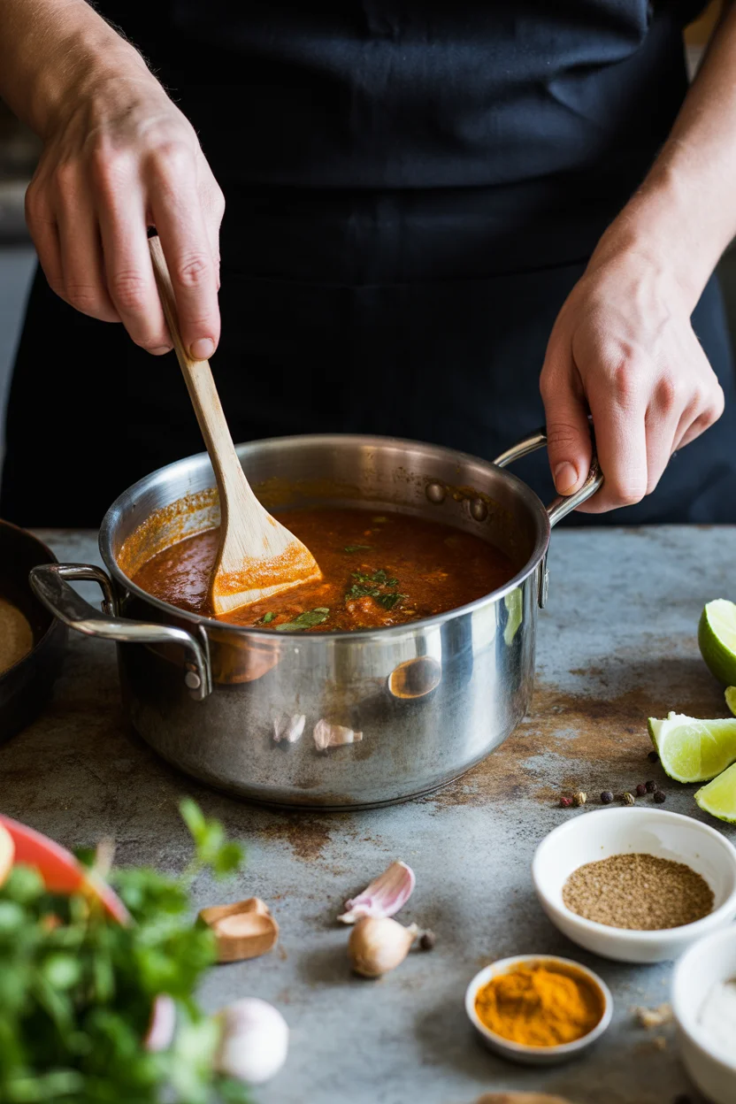homemade enchilada sauce.