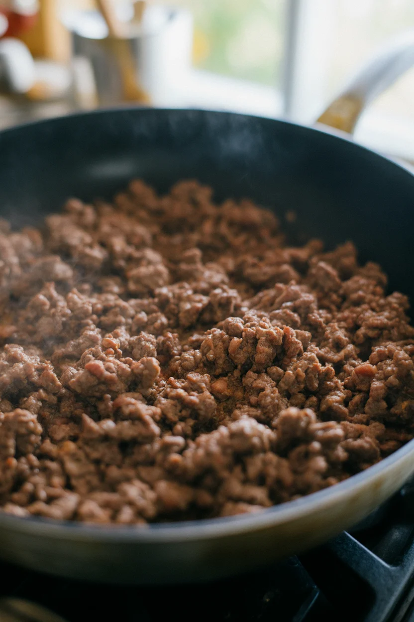 how to brown ground beef perfectly.