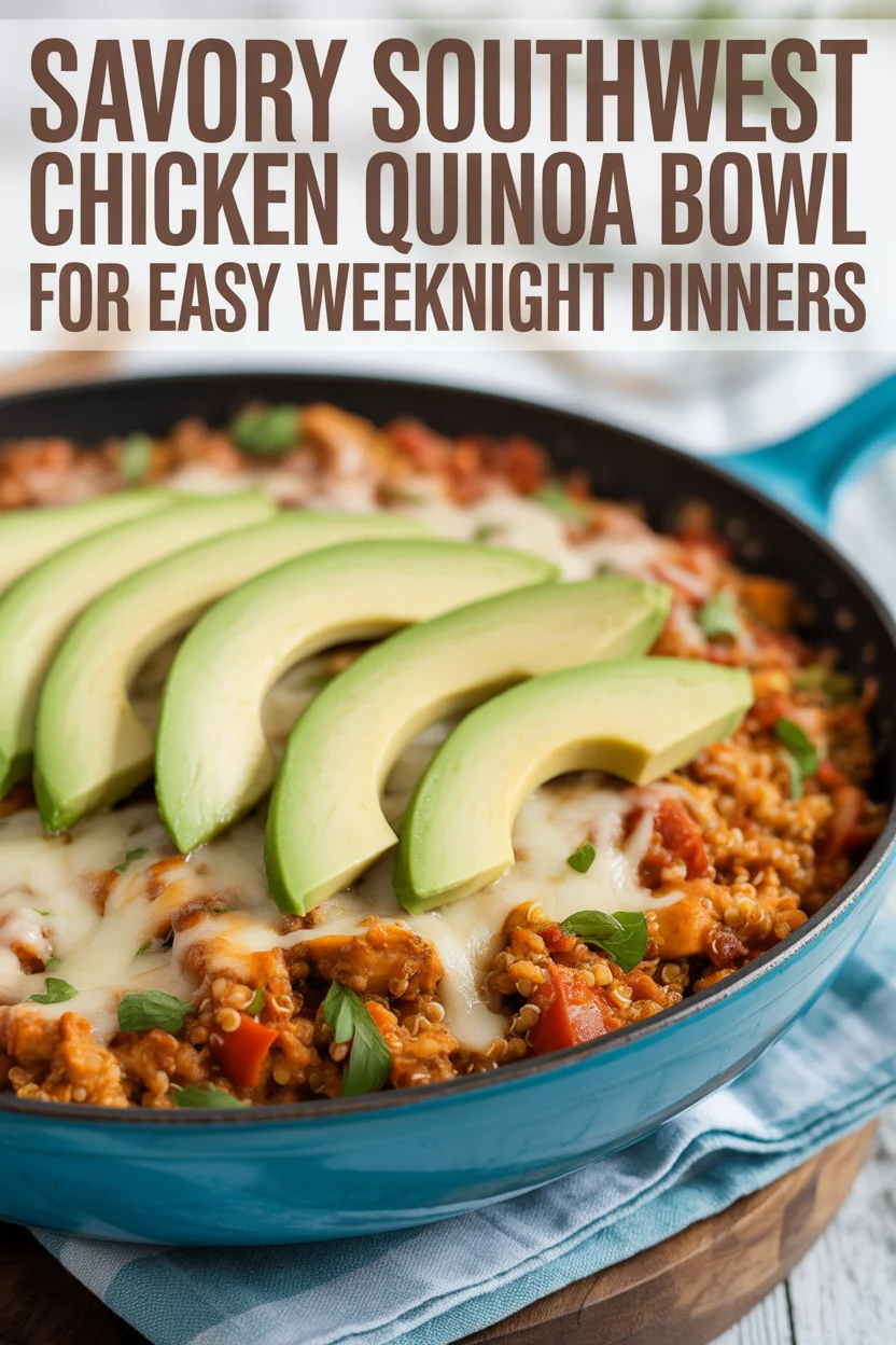 Southwest Chicken Quinoa Bowl