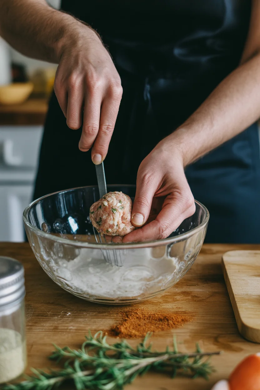 Air Fryer Turkey Meatballs