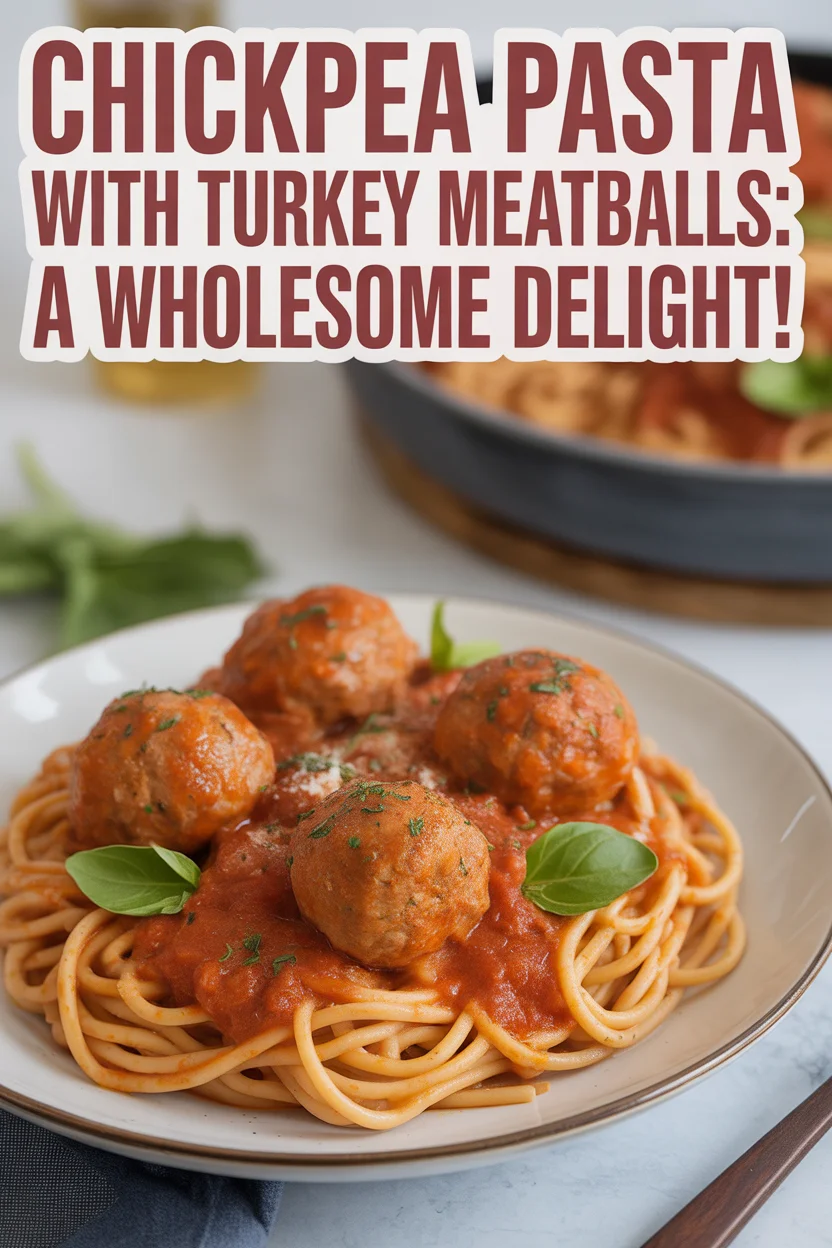 Chickpea Pasta with Turkey Meatballs: A Wholesome Delight!