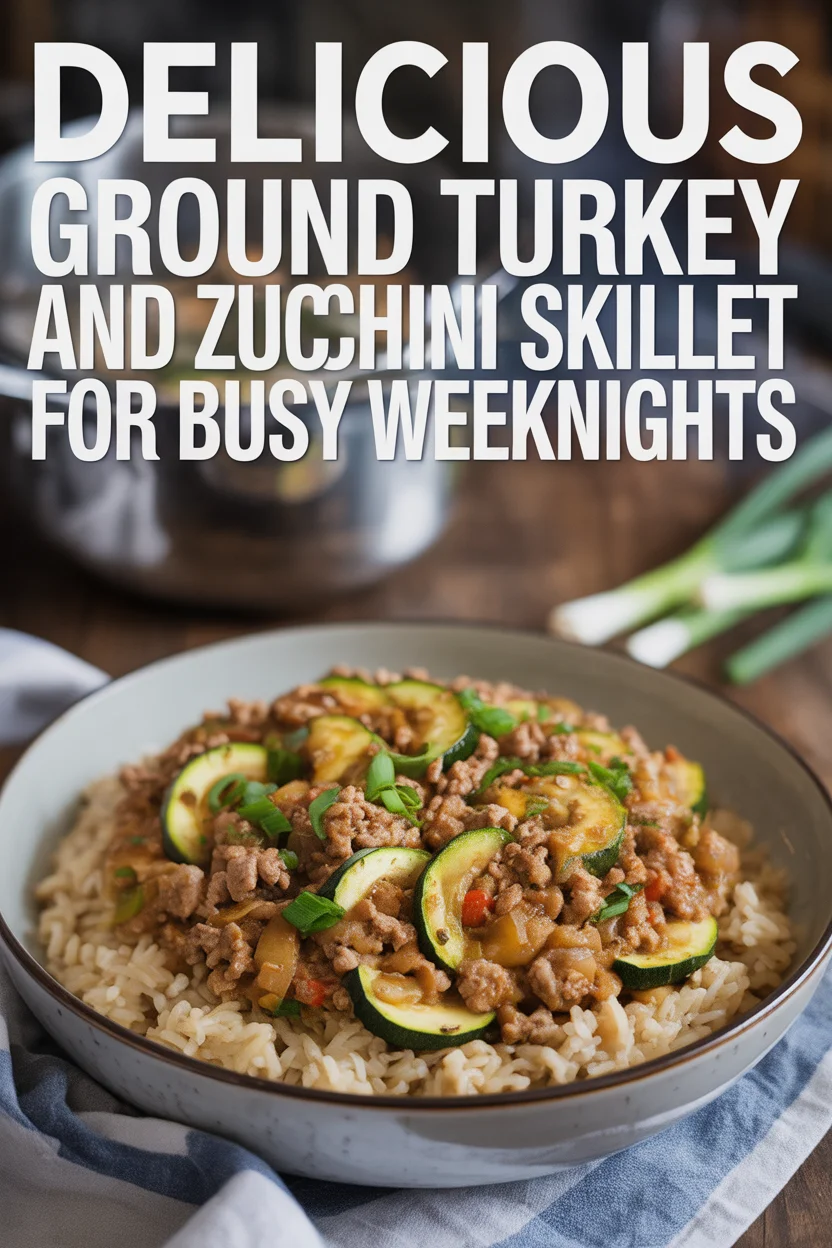 Delicious Ground Turkey and Zucchini Skillet for Busy Weeknights