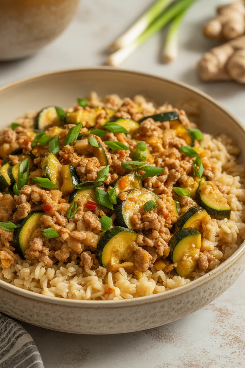 und Turkey and Zucchini Skillet