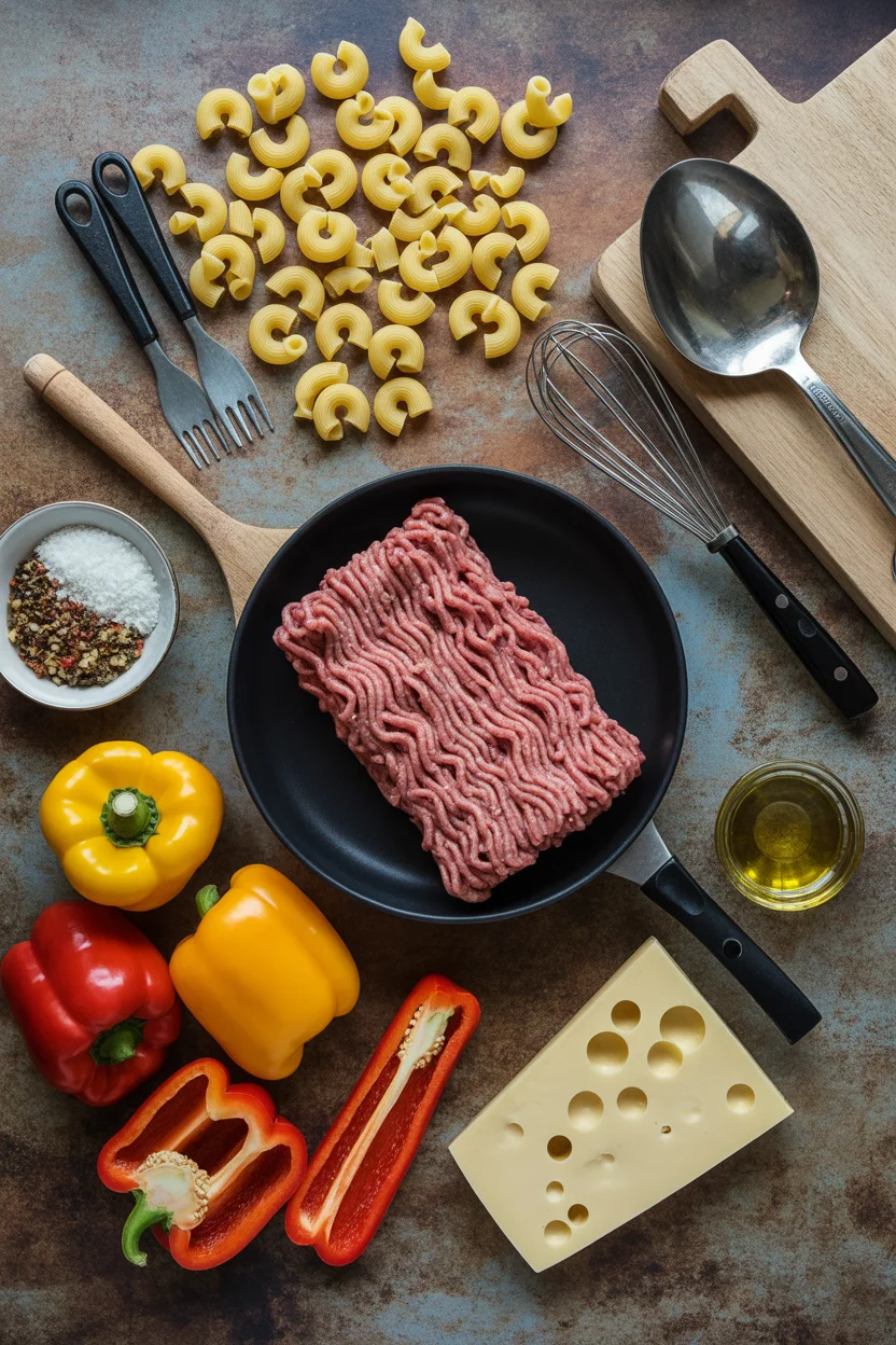 High-Protein Creamy Philly Cheesesteak Mac & Cheese
