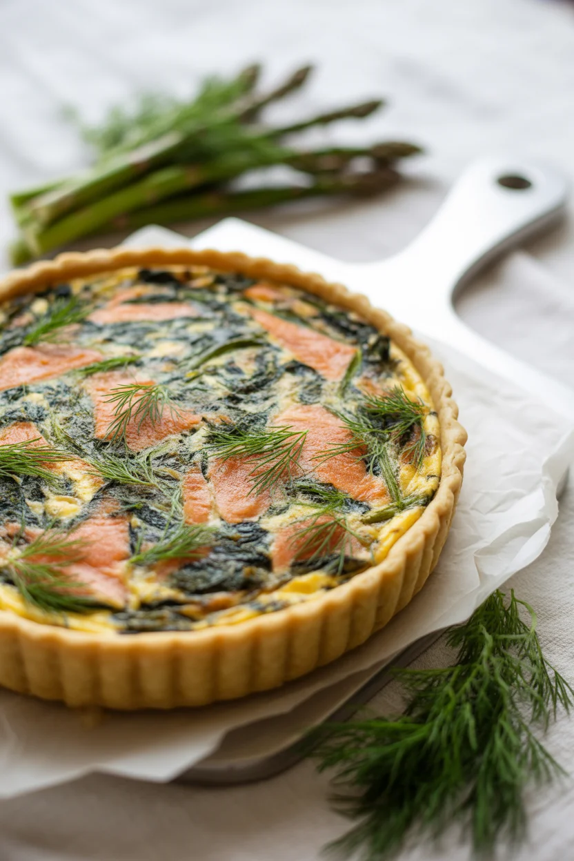 Savory Smoked Salmon and Spinach Quiche for Easy Brunch Fun