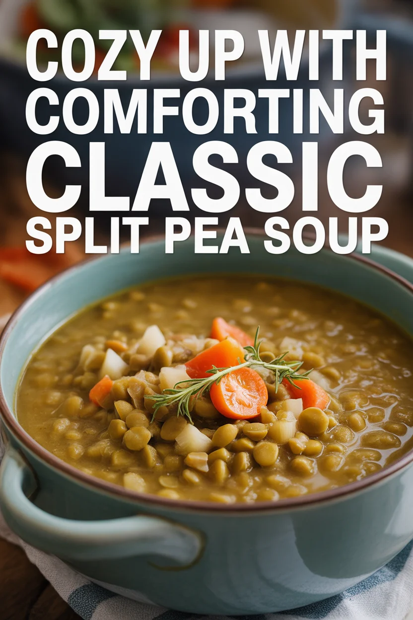 Cozy Up with Comforting Classic Split Pea Soup