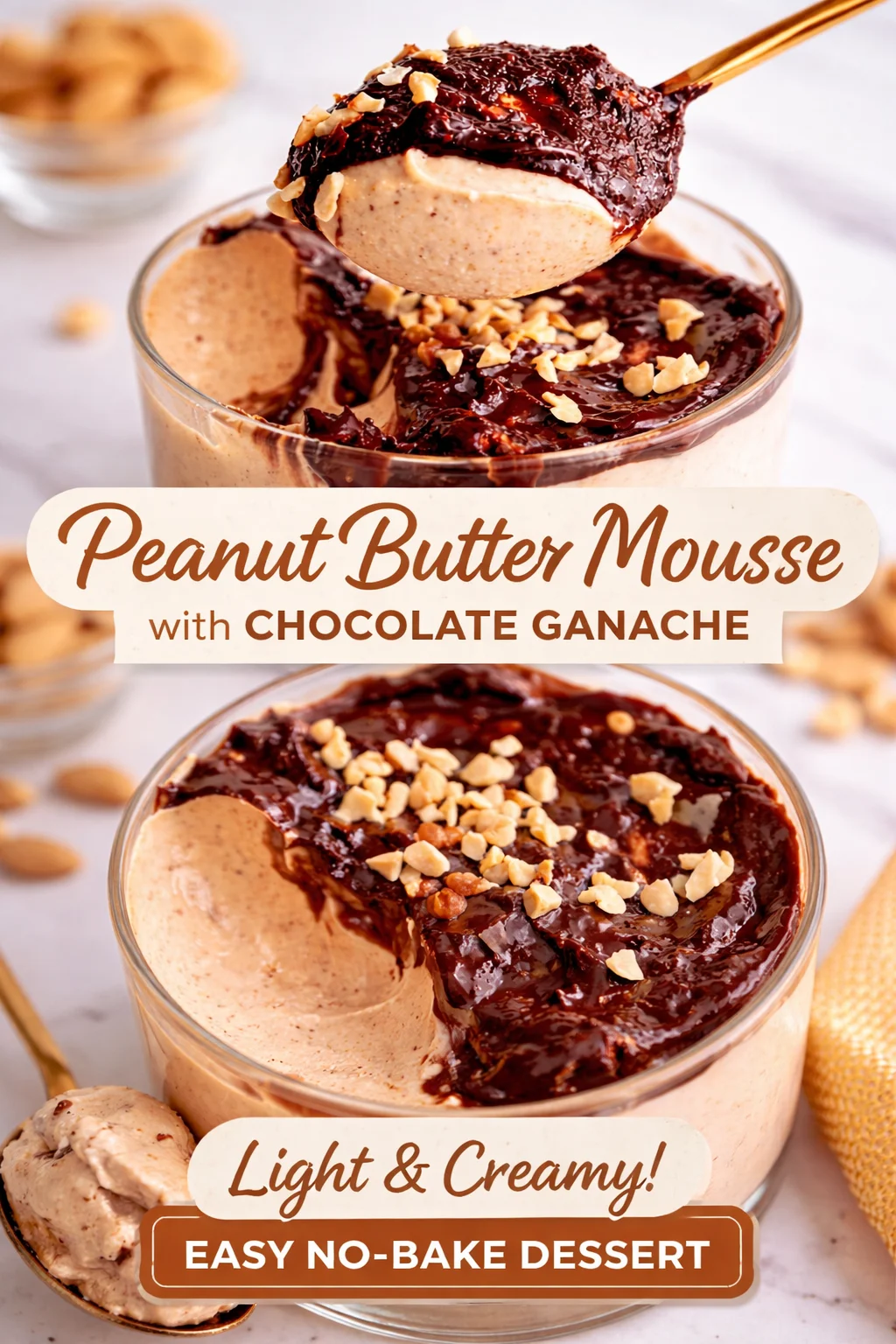 Peanut Butter Cottage Cheese Mousse
