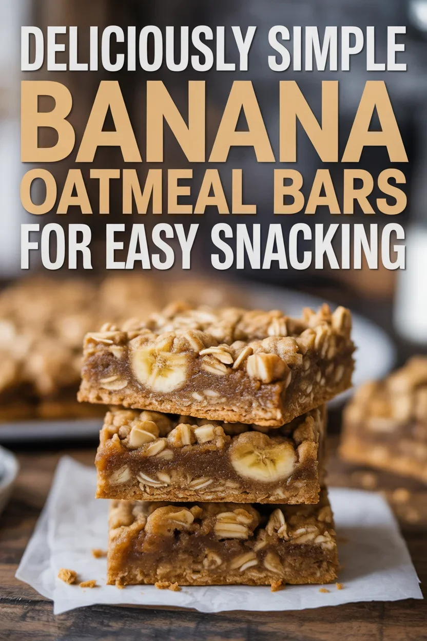 Banana Oatmeal Bars