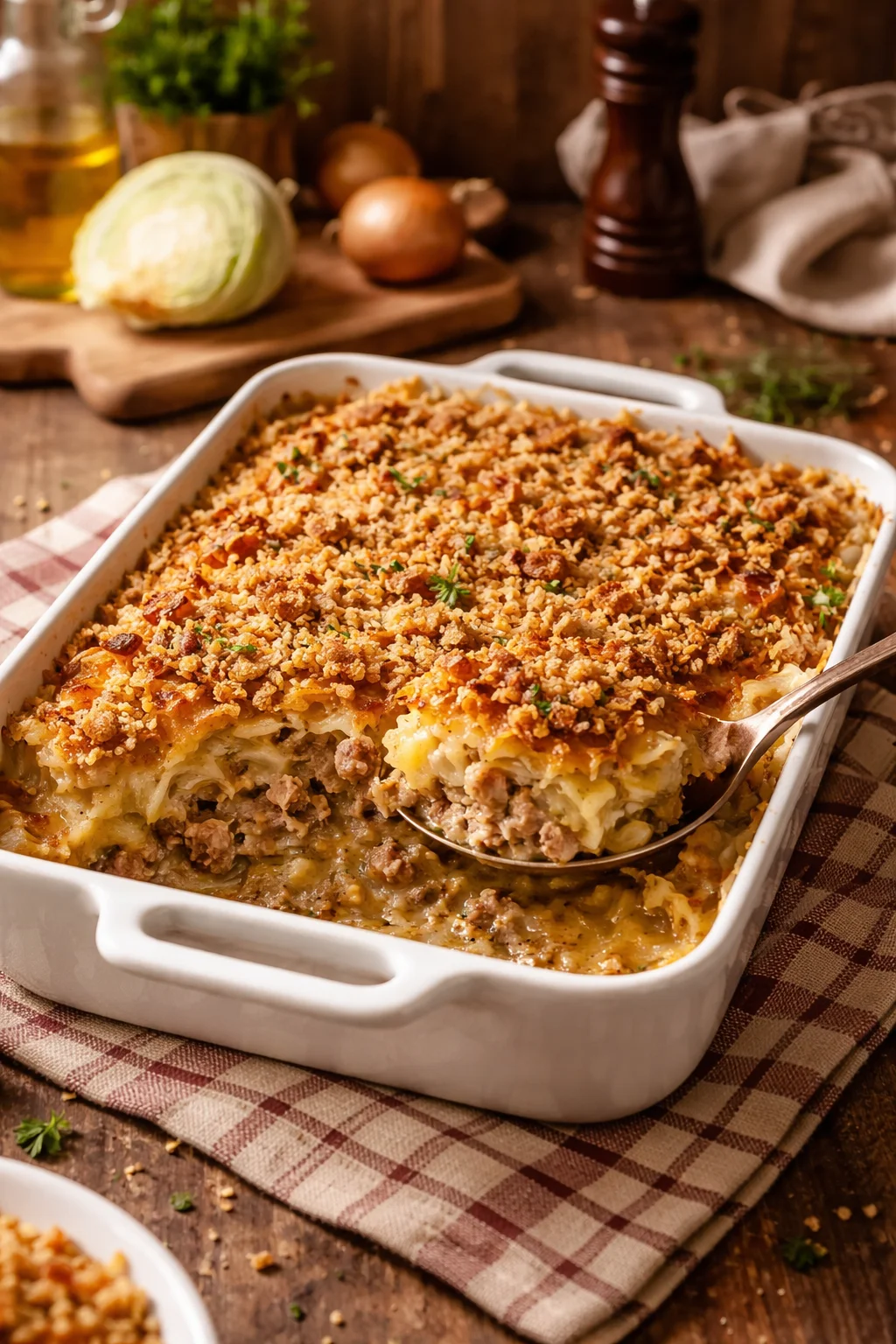 Old-Fashioned Cabbage Casserole