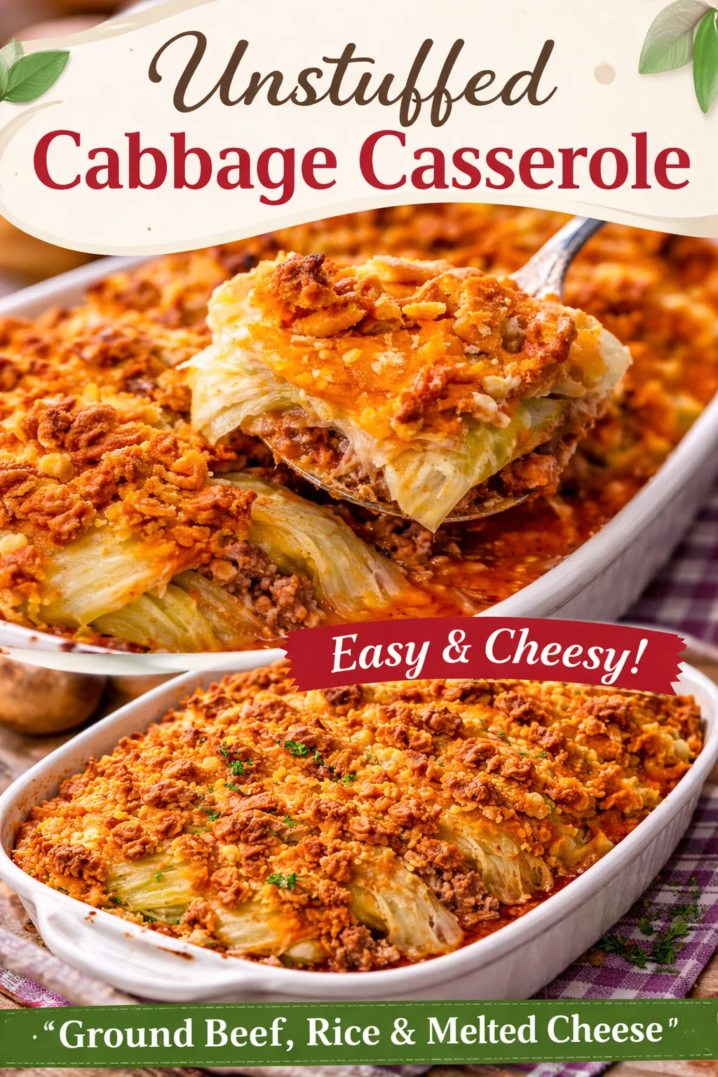 Hearty Old-Fashioned Cabbage Casserole for Cozy Nights