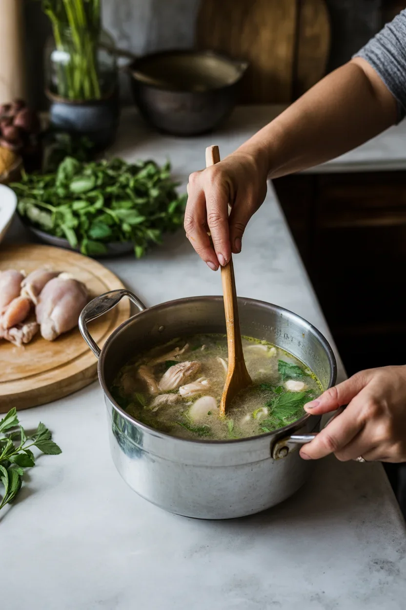 Thai Chicken Soup for Busy Nights