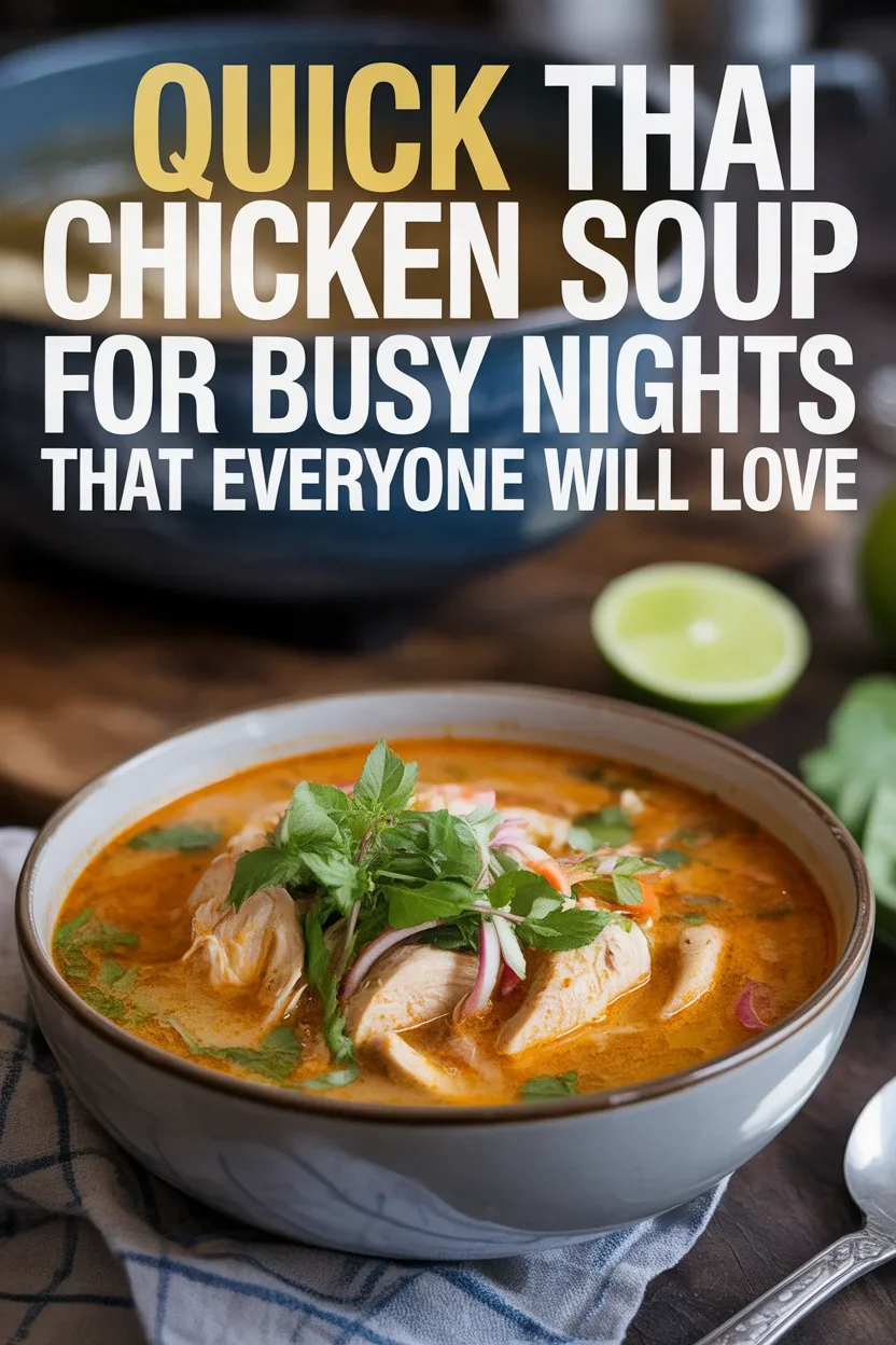 Thai Chicken Soup for Busy Nights