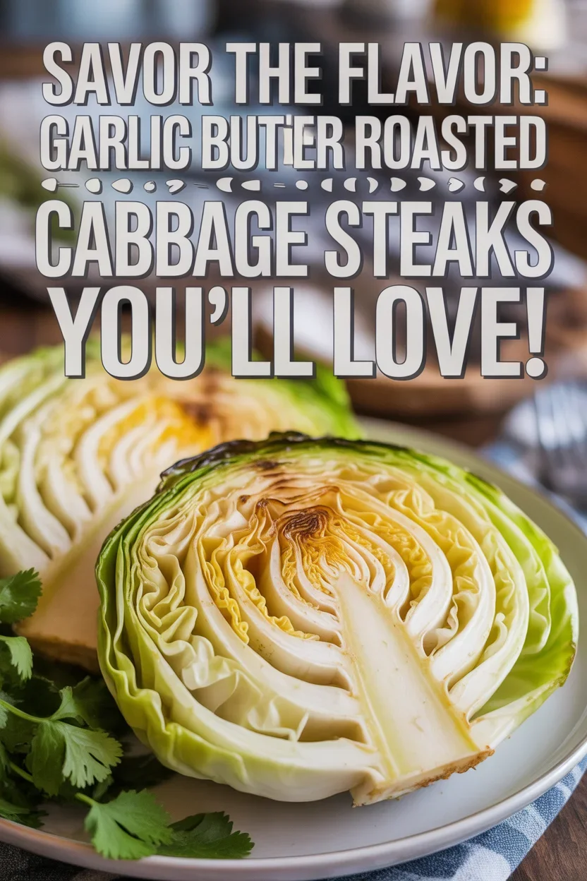 Savor the Flavor: Garlic Butter Roasted Cabbage Steaks You&rsquo;ll Love!