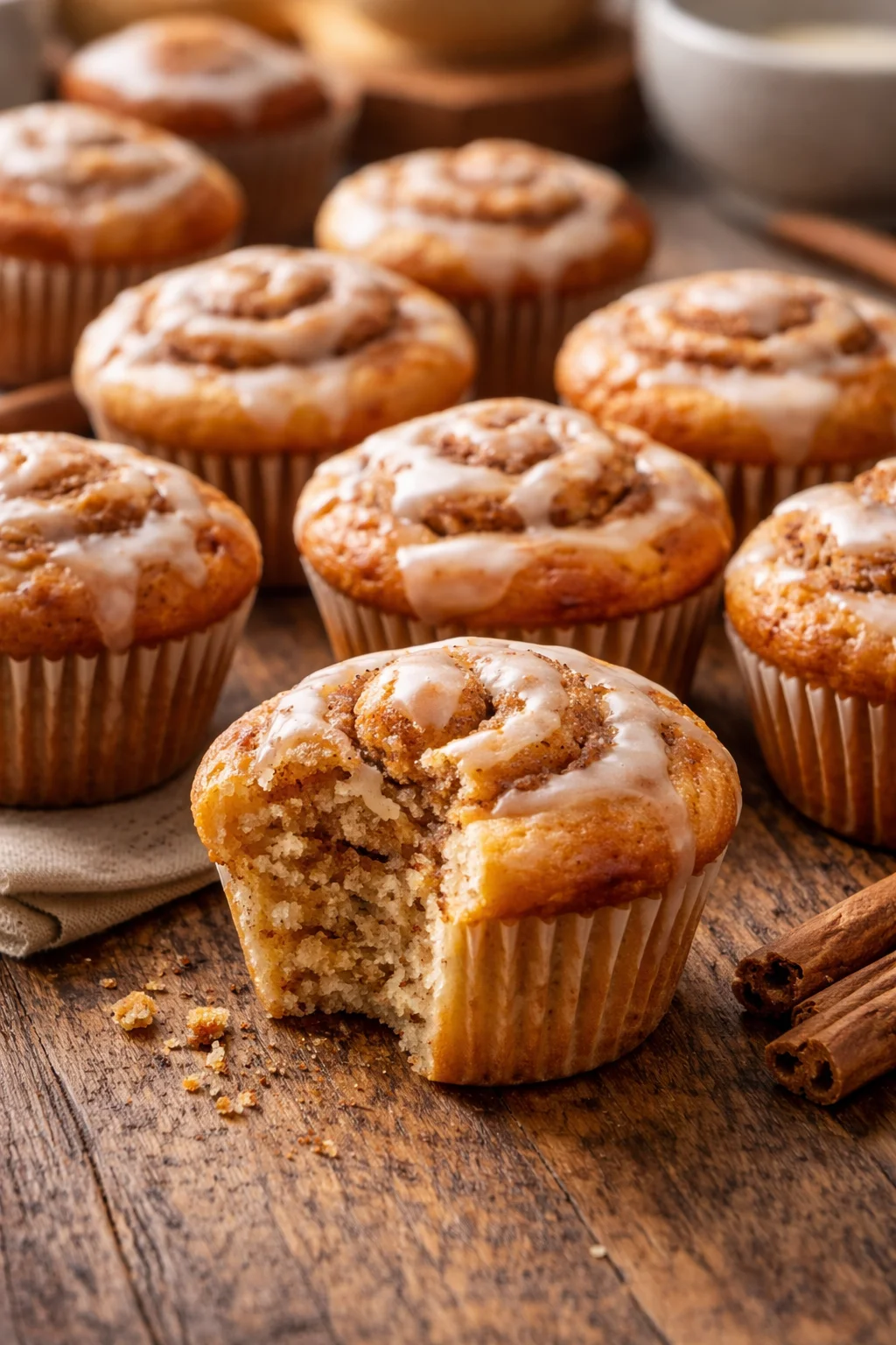 Cinnamon Roll Protein Muffins That You&rsquo;ll Crave Every Morning