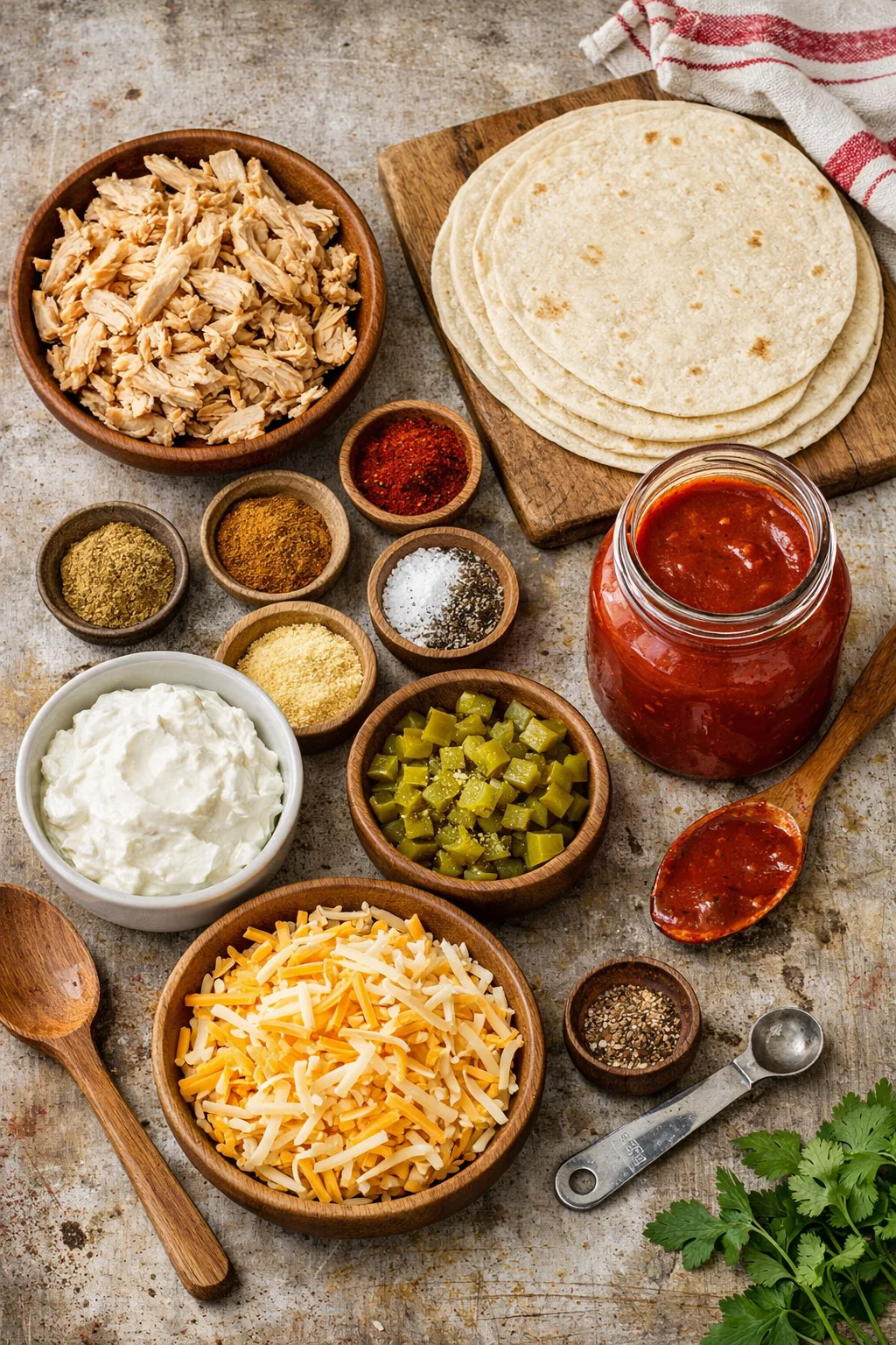 Delicious High Protein Chicken Enchiladas Ready in 30 Minutes!