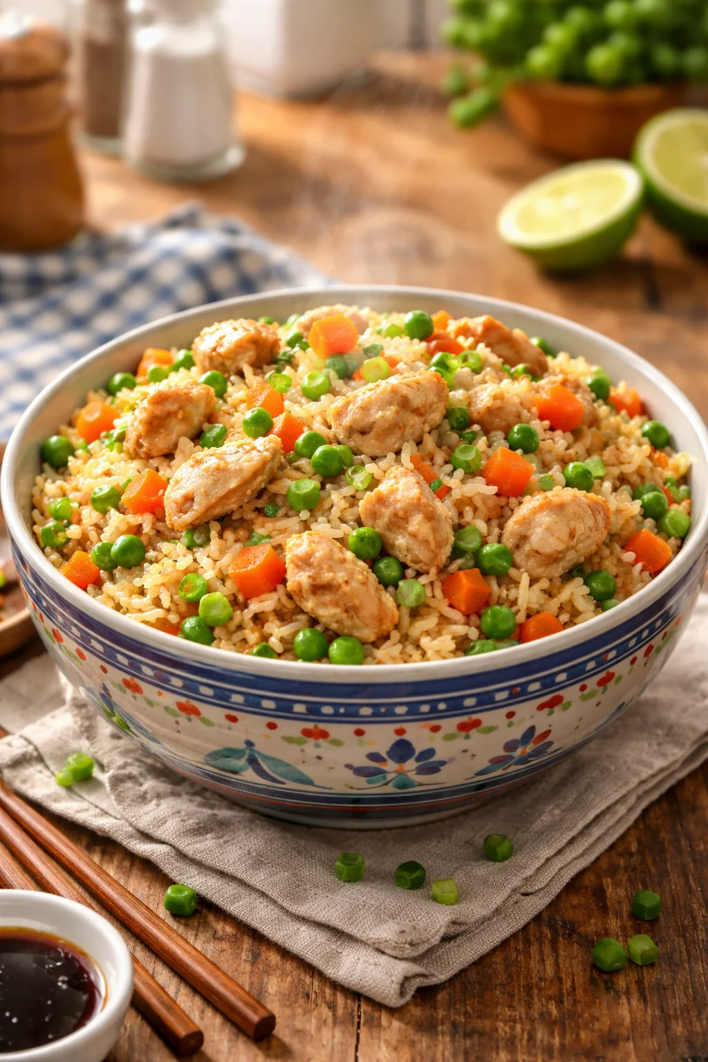 High Protein Chicken Fried Rice