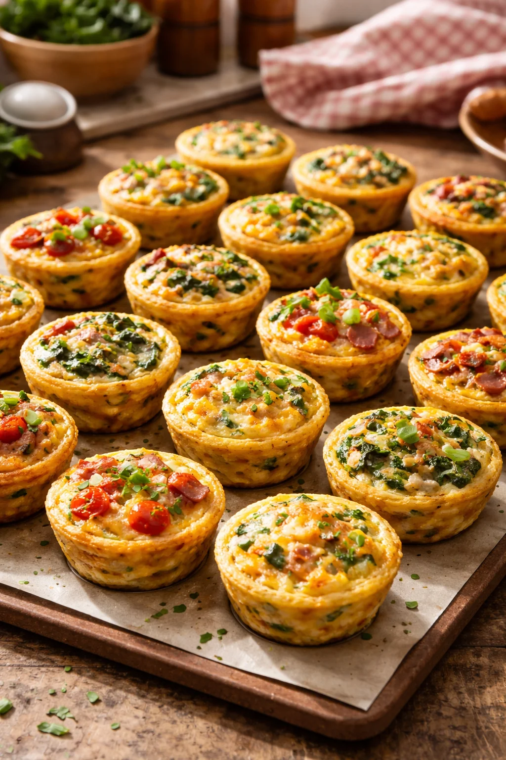 Delicious Spinach And Mushroom Quiche Muffins You&rsquo;ll Love