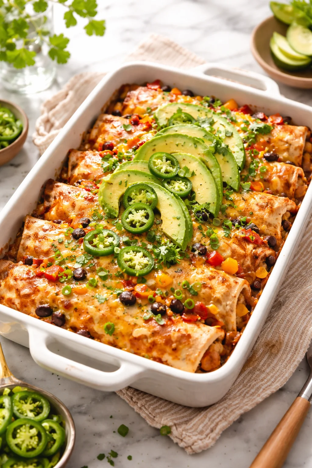 Protein-Packed Burrito Bake