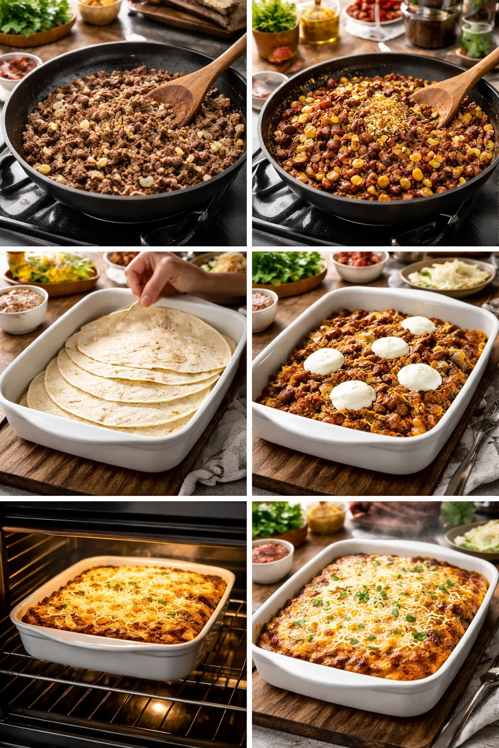 Protein-Packed Burrito Bake