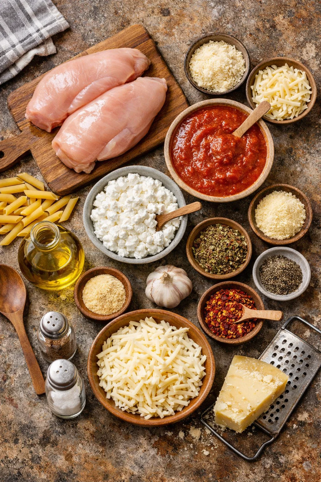 Quick and Tasty Chicken Parm Bowl with Cottage Cheese Protein Boost