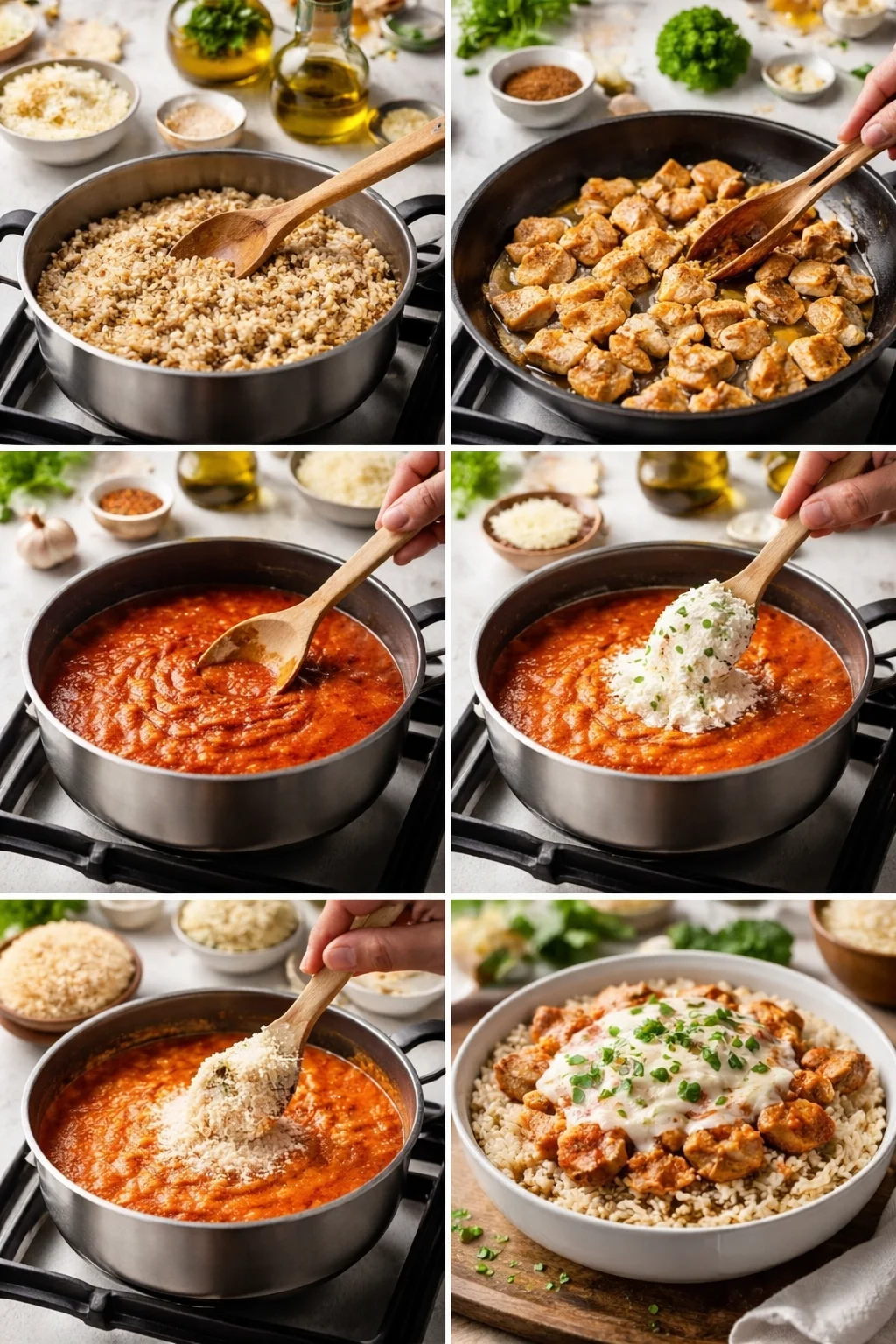 Quick and Tasty Chicken Parm Bowl with Cottage Cheese Protein Boost