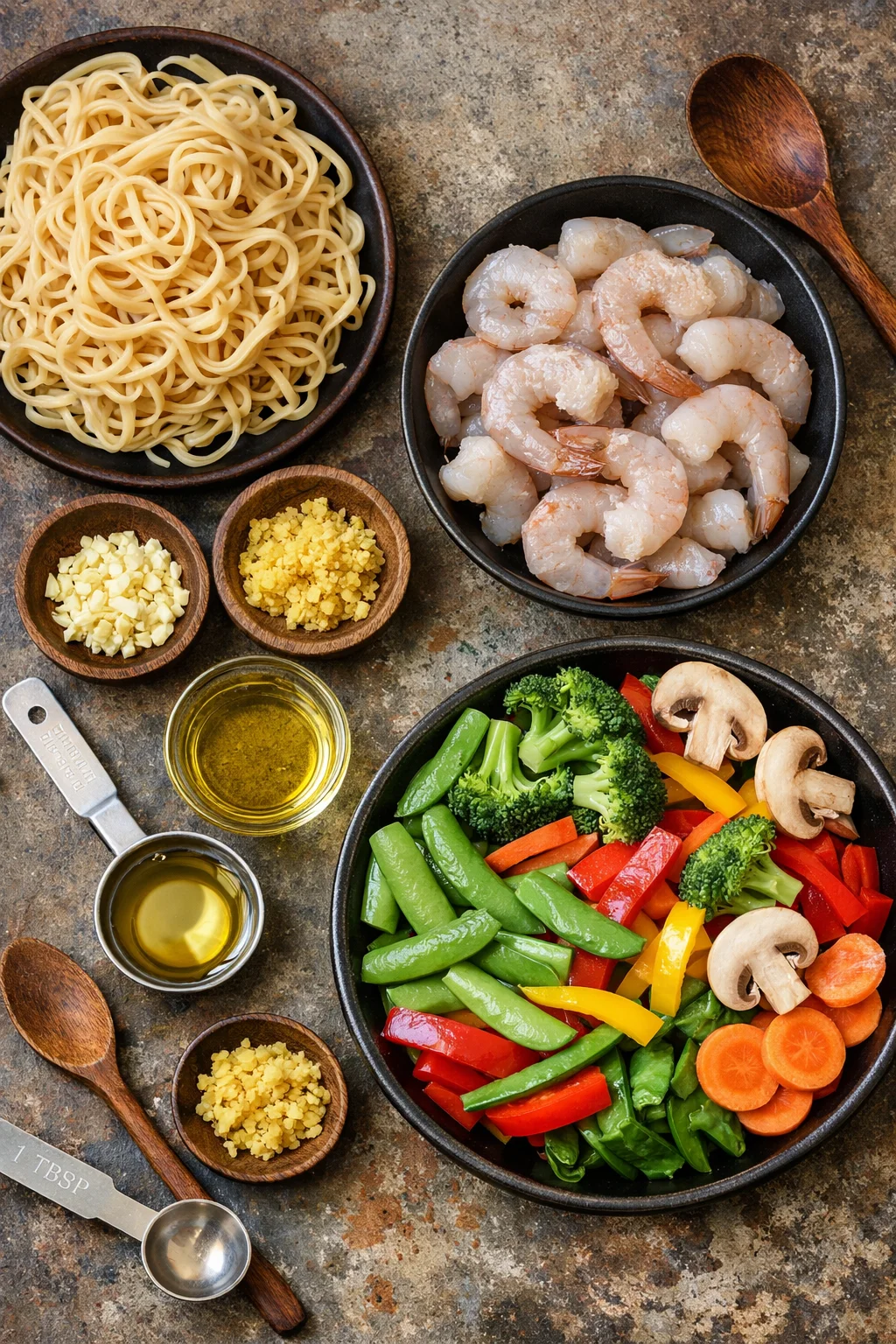 Savory Shrimp Stir Fry with Noodles: Quick & Delicious Dinner!