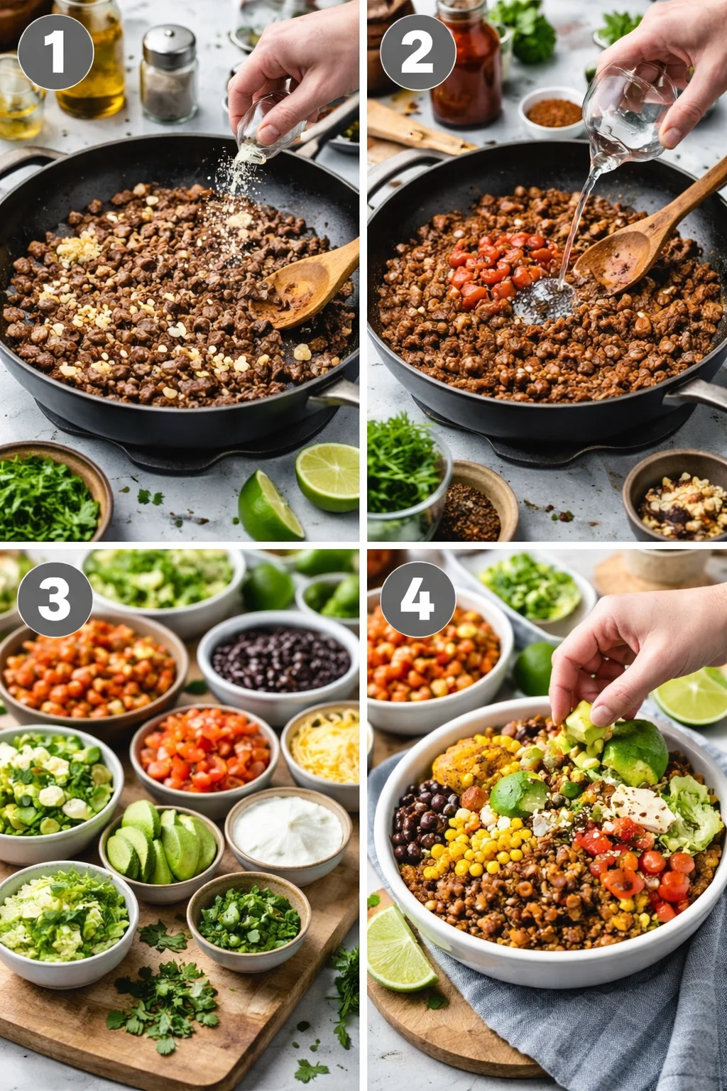 Delicious Loaded Potato Taco Bowl for a Cozy Dinner Night