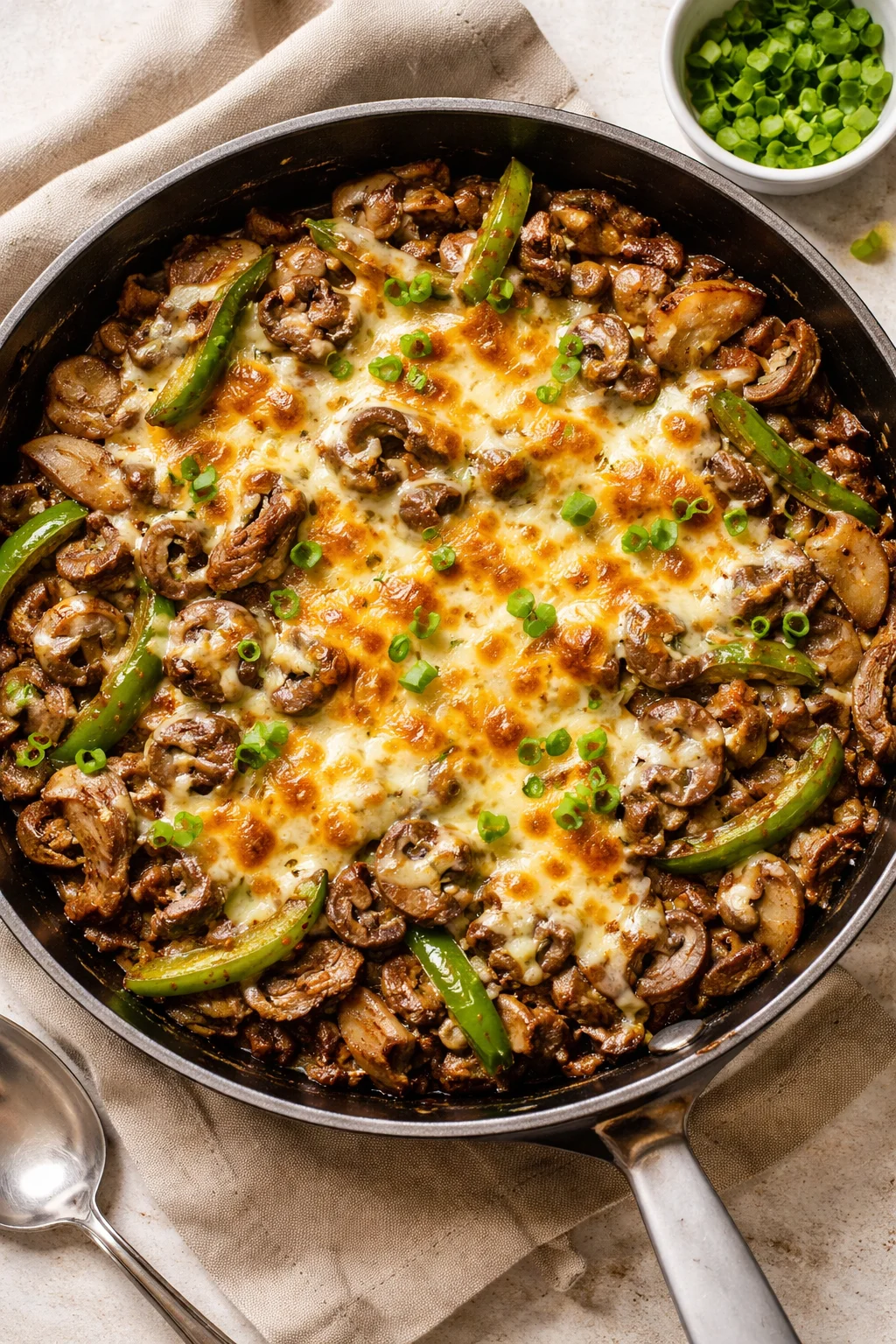 Philly Cheesesteak Bowls