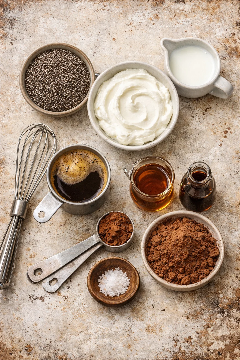 Tiramisu Chia Pudding With Greek Yogurt