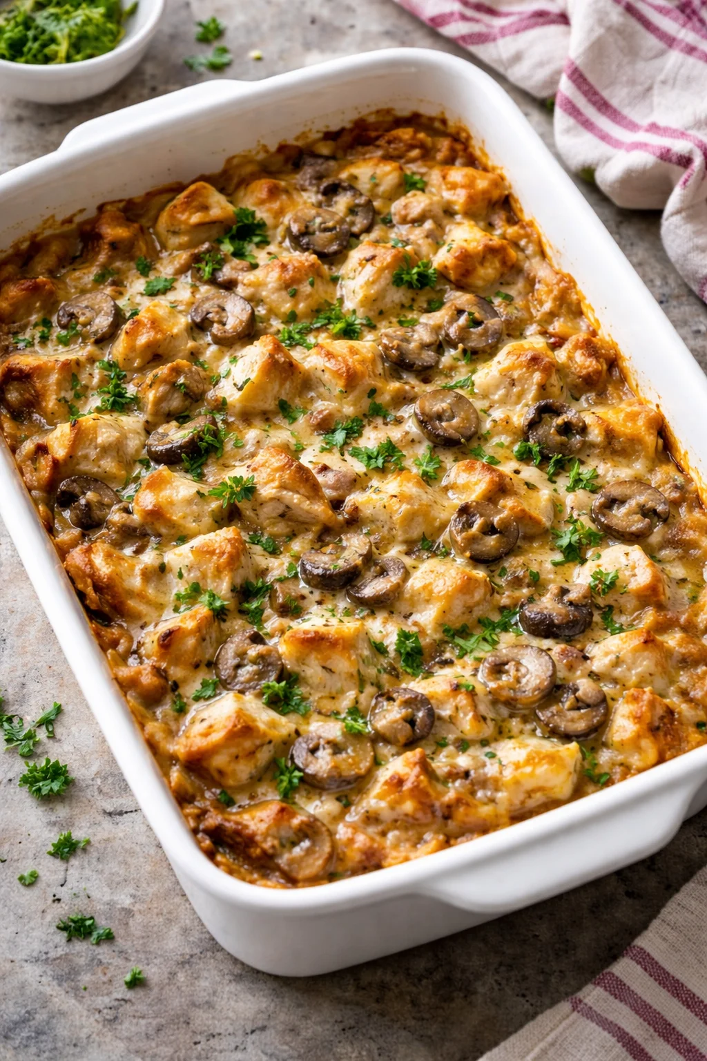 Creamy Low Carb Chicken Casserole