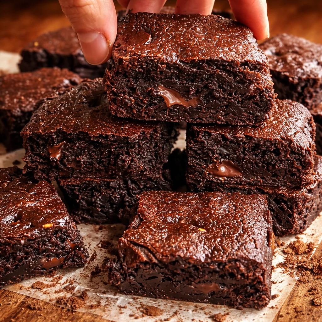 Delicious fudgy protein brownies made with healthy ingredients and packed with protein.