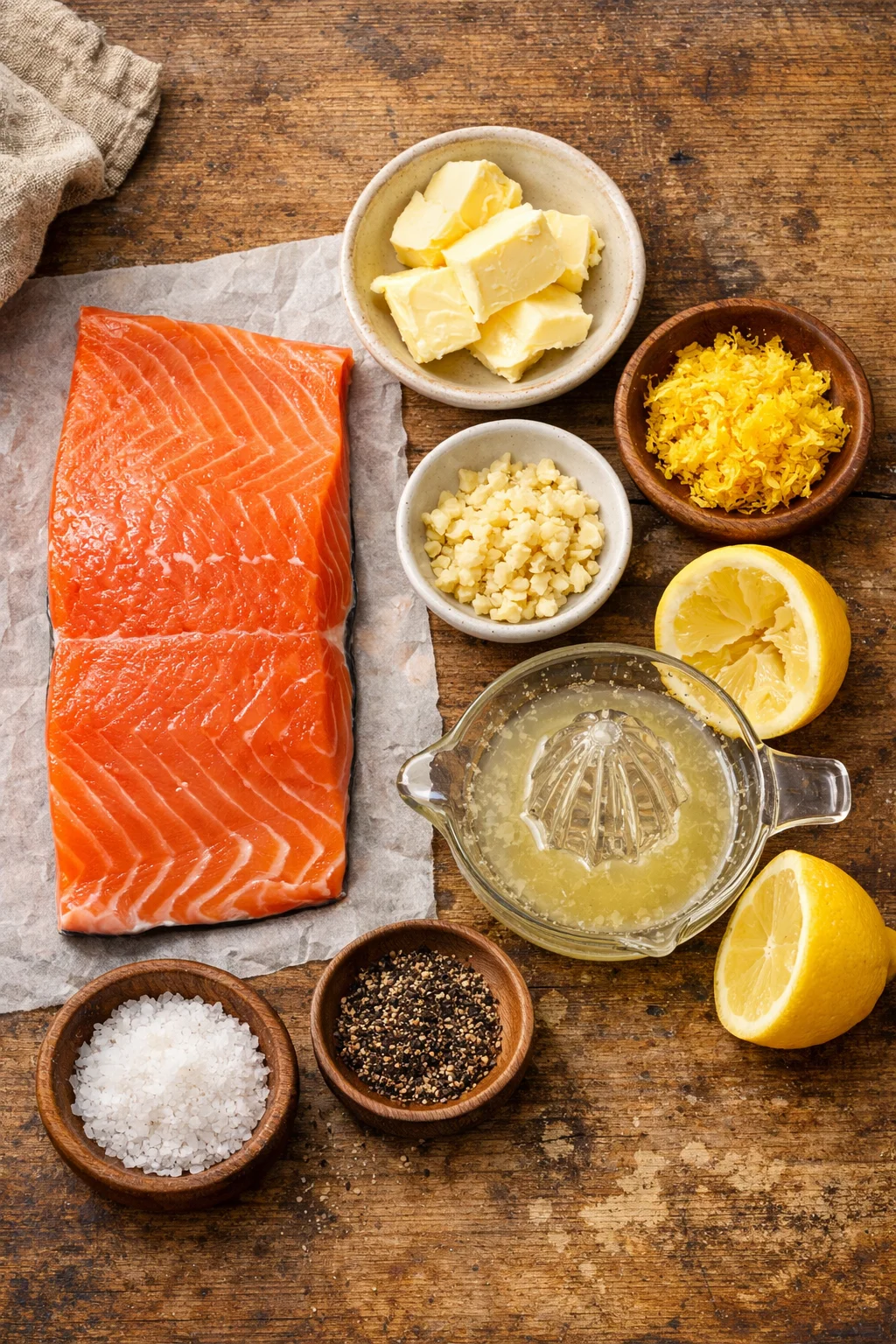 Sheet Pan Lemon Garlic Butter Salmon