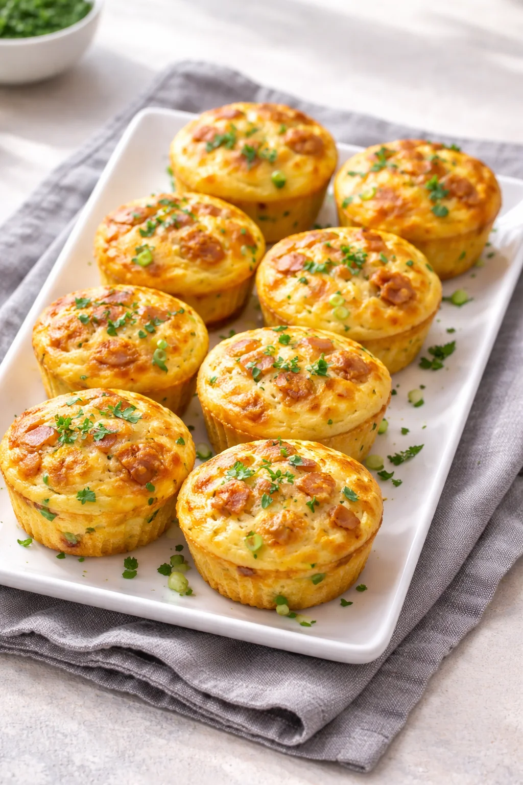 Cheesy Muffin Tin Cottage Cheese Egg Bites