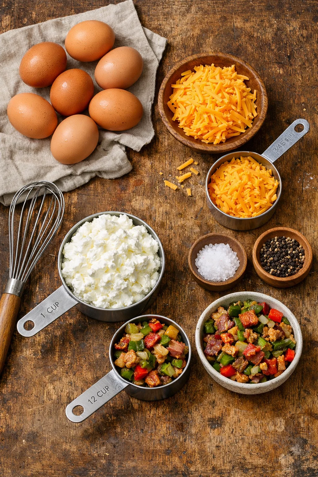 Savory Cheesy Muffin Tin Cottage Cheese Egg Bites to Love