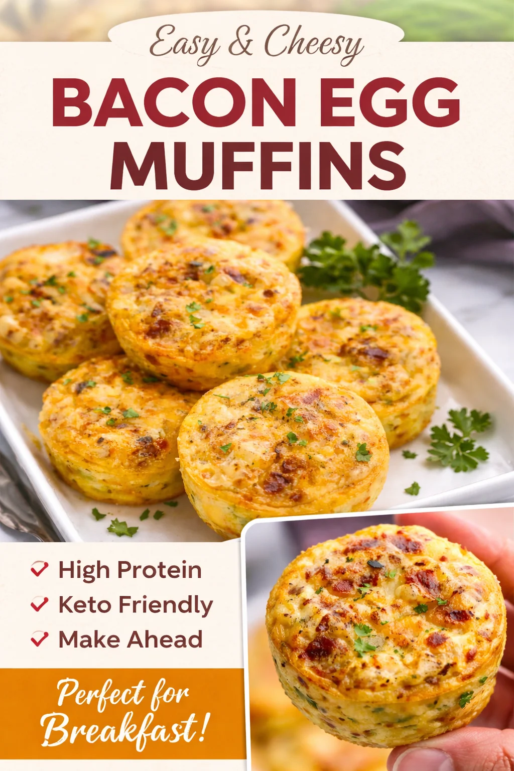 Cheesy Muffin Tin Cottage Cheese Egg Bites