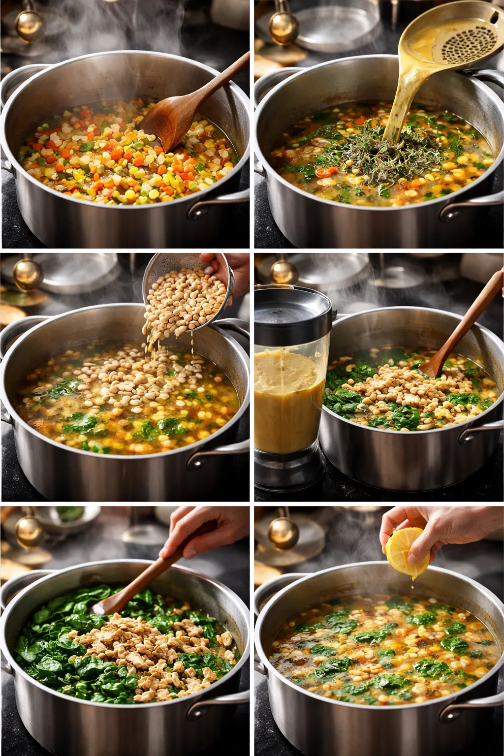 Warm and Cozy High Protein White Bean Soup for a Healthy Boost