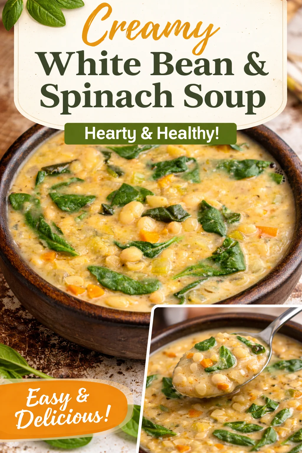 High Protein White Bean Soup