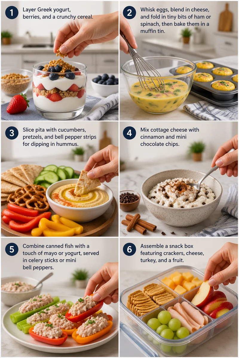 High-protein snacks for kids.