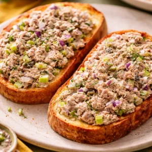 Protein Pickle Tuna Salad Recipe with crunchy dill pickles and tuna for a quick meal.