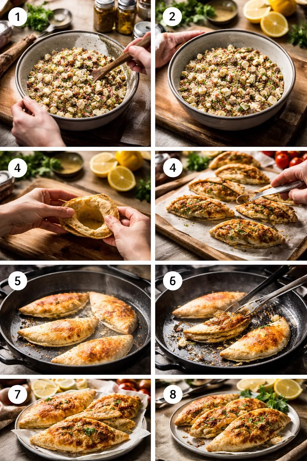 Savor the Flavor: Crispy Pita with Chicken & Feta Delight