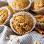 Cinnamon Swirl Protein Muffins for kids and moms, healthy and gluten-free