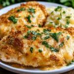 Crispy Baked Parmesan Chicken inspired by Longhorn Steakhouse recipe
