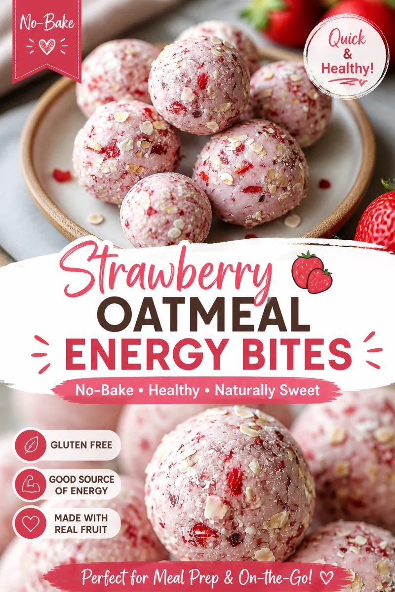 Delicious Strawberry Cheesecake Protein Balls for Your Snack Cravings