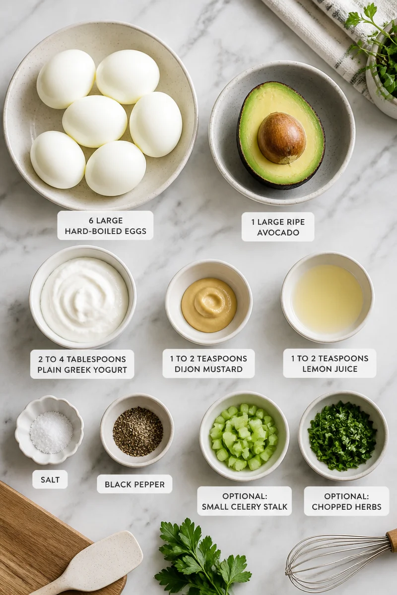 Deliciously Creamy High Protein Avocado Egg Salad Recipe
