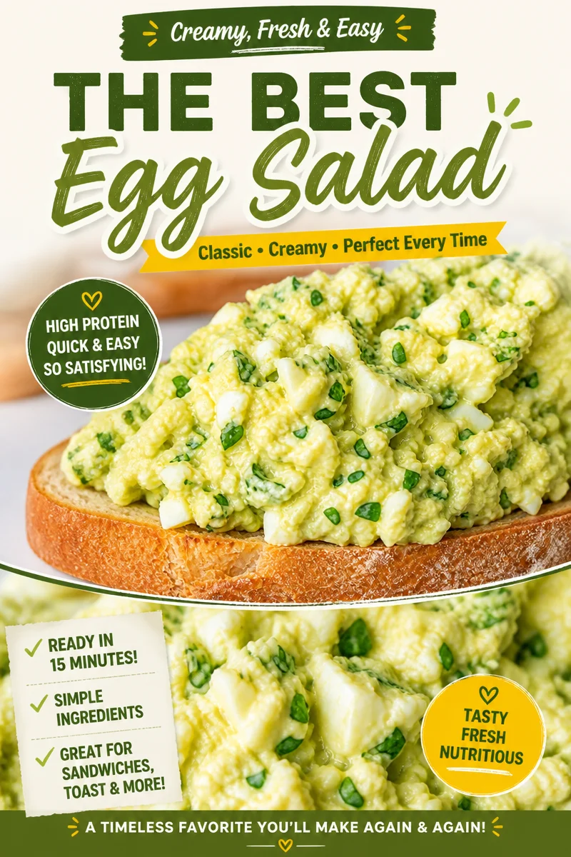 Deliciously Creamy High Protein Avocado Egg Salad Recipe