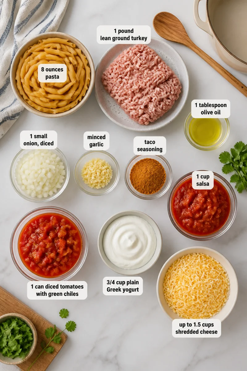 Deliciously Easy High Protein Taco Pasta for Busy Nights