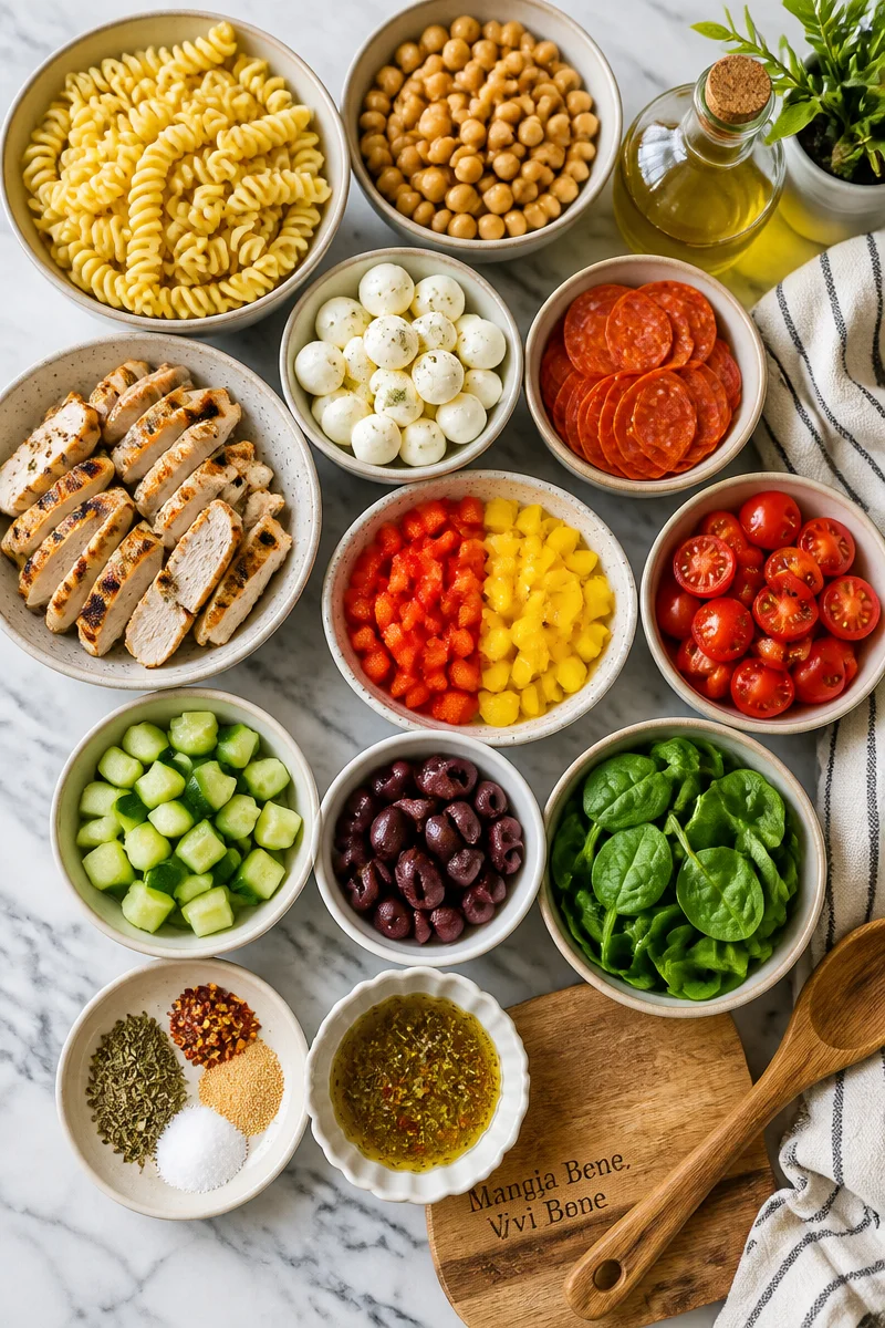 Easy High-Protein Italian Pasta Salad